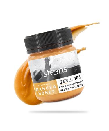 Steens Manuka Honey - MGO 263+ - Pure & Raw 100% Certified UMF 10+ Manuka Honey - Bottled and Sealed in New Zealand - 225g 225 g