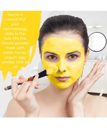 Natrulo Face Mask Powder | 2 oz All Natural DIY Mud Mask for Acne Scars & Oily Skin - 10% Sulfur Kaolin & Bentonite Clay Coconut Milk - Made in USA - Buy Online on SooperMarket.com