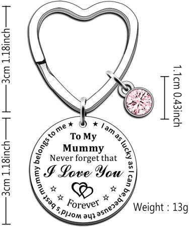 Mummy Keyring from Son/Daughter - Best Gifts for Mum, Birthday, Mother's Day & Christmas - Buy Online on SooperMarket.com