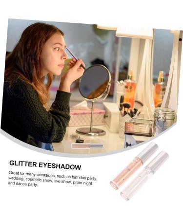 Mikinona 2pcs Liquid Eyeshadow Highlighter Women Glitter Eyeshadow Shimmer Eyeshadow Miss Brighten Cosmetics - Buy Online on SooperMarket.com
