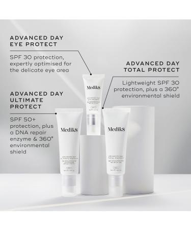 Medik8 Advance Day Ultimate Protect - SPF 50+ Age-Defying Moisturiser with Photolyase SPF 50+ PA++++ - Hydrating & Non-Greasy UV Protection - With Age-Defying DNA Repair Enzymes - 50ml Advanced Day Ultimate Protect - Buy Online on SooperMarket.com