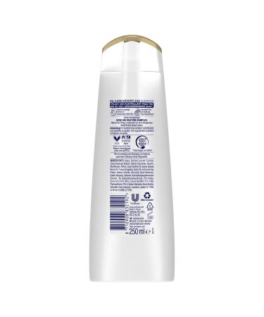 Dove Shampoo Oil Care - Nourishing Solution for Dry Brittle Hair | Bio-Restore Complex | 250ml (6 Pieces) - International Shipping Available - Buy Online on SooperMarket.com