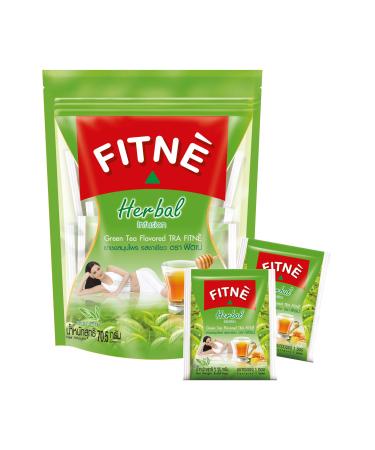 FITNE Green Tea Herbal Honey Lemon With Garcinia Senna Infusion Gentle Detox Cleanse High Antioxidant No Calories Stevia Sweetener 30 Tea Bags 30 Count (Pack of 1)