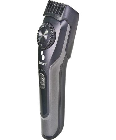 BEPER 40.332 Rechargeable Beard Shaper with Stainless Steel Blades - 20 Lengths, USB Charging - Black - Buy Online on SooperMarket.com