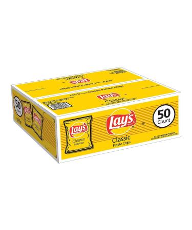 Lay's Classic Potato Chips 1 oz - 50 Count | Bulk Snacks for Parties & Events - Buy Online on SooperMarket.com