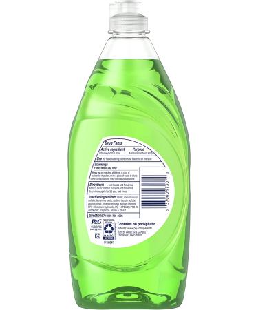 Dawn Antibacterial Apple Blossom Dish Soap 19.4 oz - Pack of 4 + 2 Sponges - Buy Online on SooperMarket.com