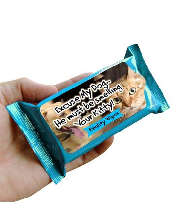Buy Excuse My Dog Wipes | Funny Gag Gift for Dog & Cat Lovers | Travel Size | Made in America | Perfect Adult Stocking Stuffer - Buy Online on SooperMarket.com
