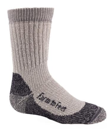 Farm to Feet Kids Boulder No Fly Zone Lightweight Hiking Merino Wool Crew, US Blue, Small