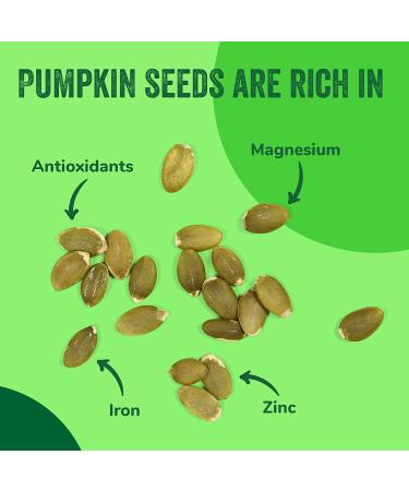 Raw Pumpkin Seeds (Papitas) 32 oz (2 lb) - Non-GMO | Preservative-Free | Resealable Bag | Premium Grade - Buy Online on SooperMarket.com