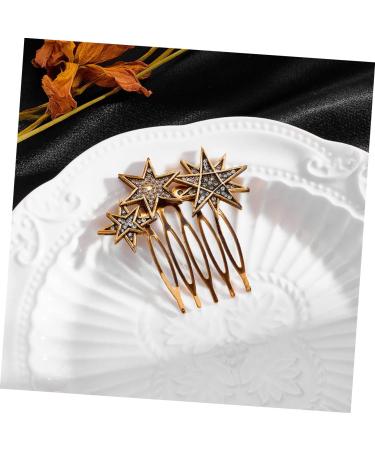PLAFOPE 1 Set Star Moon Hairpin Hair Accessories Hair Barrettes Hair Side Comb Clip Star Barrettes Star Hairpins Wedding Side Comb Star Hair Clips Hair Clip Side Comb Hair Pin Hair Comb - Buy Online on SooperMarket.com