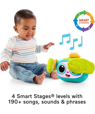 Fisher-Price GJW33 Rollin Rovee - Interactive Baby Toy with Lights Music & 4 Game Modes for 6+ Months - Shop Internationally - Buy Online on SooperMarket.com