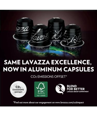 Lavazza Espresso Maestro DEK Medium Roast Coffee Capsules Compatible with Nespresso Original Machines Round and well-balanced espresso notes of dried fruit light chocolate aftertaste (100 pack) Decaf 10 count (Pack of 10) - Buy Online on SooperMarket.com