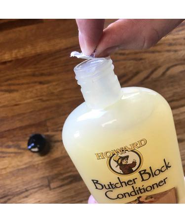 Howard BBC012 12 Oz Butcher Block Conditioner (4 Pack) - Premium Wood Care Treatment - Buy Online on SooperMarket.com