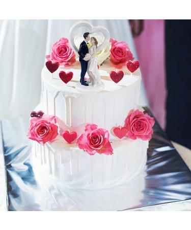 Teksome Couple Cake Toppers Resin Wedding Toppers for Cake Wedding Cake Decorations Wedding Cake Toppers Bride And Groom Figures - Buy Online on SooperMarket.com