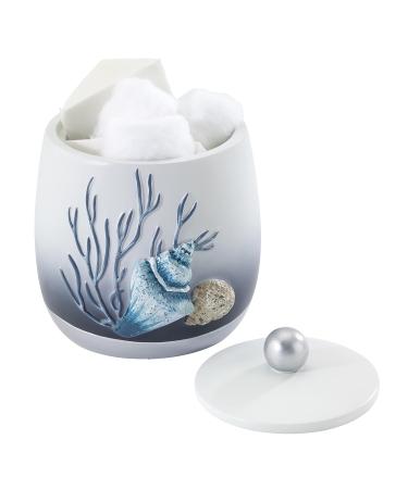 Avanti Linens Blue Lagoon Covered Jar Organizer - Oceanscape Inspired Home Decor - Buy Online on SooperMarket.com