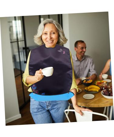 Elderly Bib Adult Washable Bibs Adult Bibs Jock Straps for Men Ihram Clothing for Men Umrah Cloths for1120 86X46CM Black1 - Buy Online on SooperMarket.com