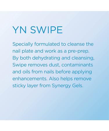 Young Nails Swipe | Nail Plate Dehydrator & Cleanser 8 Fl Oz | Preps, Removes Dust, Dirt, Oils | Nail Enhancement Application - Buy Online on SooperMarket.com