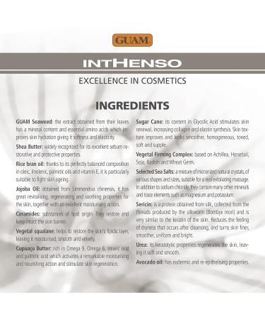 Inthenso Nourishing Hand Cream - Guam Algae Avocado Oil & Shea Butter | Moisturizing & Protective | Made in Italy - 50ml - Buy Online on SooperMarket.com