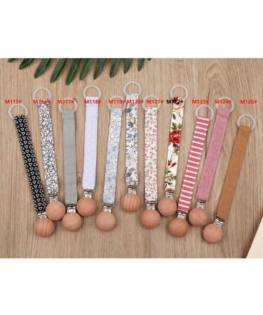 Buy Cotton Linen Baby Pacifier Clip Chain | Secure Nipple Holder for Infants | International Shipping - Buy Online on SooperMarket.com