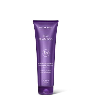 NuMe ACAI Shampoo Rejuvenating and Strengthening Shampoo Scalp Treatment Scalp Care for Maximum Strength Hair Growth Paraben-Free For All Hair Types Safe for Color-Treated Hair - 300ml