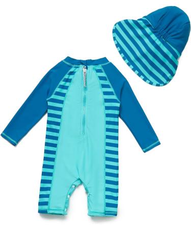 BONVERANO Baby Boys Dinosaur Swimsuit | Long Sleeve UPF 50+ Toddler Bathing Suit | 12-18 Months - Buy Online on SooperMarket.com
