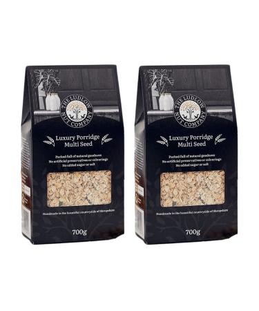 Porridge Multi Seed Mix By Ludlow Nut - A Creamy & Crunchy Porridge - A Luxury Blend Of UK-Grown Jumbo & Rolled Oats Sunflower Seed Pumpkin Seeds Linseed Sesame & Chia Seeds (2 x 650g)