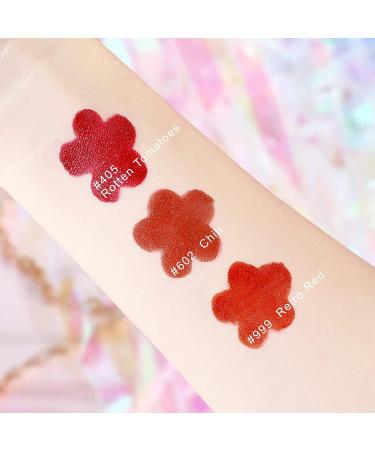 Satin Matte Waterproof Lipstick Set | Erinde 3Pcs Laser Lipstick | Long Lasting & Moisturizing | Valentine's Day Gift - Buy Online on SooperMarket.com