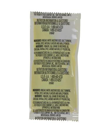 French's Classic Yellow Mustard 7g Portion Packets - 100 Count - Buy Online on SooperMarket.com