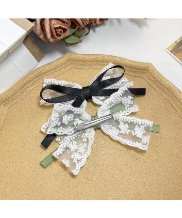 JSGHGDF Ribbon Elegant 2000s Style Side Clip Hair Clip Sweet Style knot Balletcore - Buy Online on SooperMarket.com