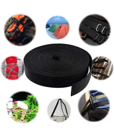 JIAKAI Nylon Heavy Duty Webbing Strap Polypropylene Heavy Straps for Bags  Hammocks  Outdoor Climbing and DIY Making Luggage Strap  Pet Collar  Backpack Repairing 1Inch - Buy Online on SooperMarket.com