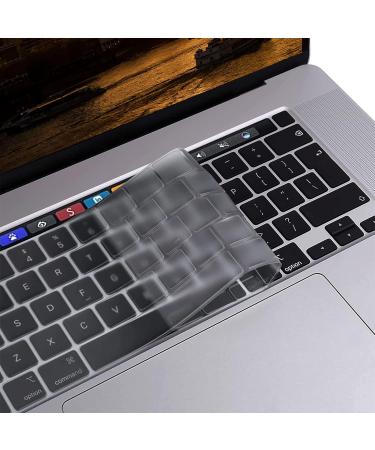 Ultra Thin Keyboard Cover for 2022-2024 MacBook Air 15 M2 M3 & Pro 14 16 M1 M2 Max - EU Layout with Touch ID | Perfect Fit for A3114 A3113 Models - Buy Online on SooperMarket.com