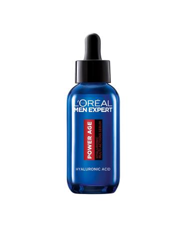 L'Or al Men's Serum Hyaluronic Acid Serum for Ageing Dry & Dull Skin Men Expert Power Age 30ml