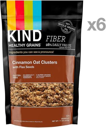 KIND Cinnamon Oat Clusters With Flax Seeds 6 Count - Buy Online on SooperMarket.com