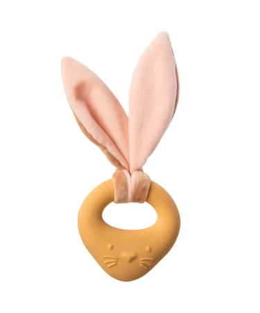 Mary Meyer Leika Silicone Baby Teething Toy  9-Inches  Little Bunny