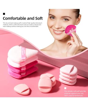 BS-MALL Powder Puff & Mini Makeup Sponge Set - 12 Pink Blush & Concealer Applicators - Perfect for Flawless Makeup - Buy Online on SooperMarket.com