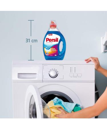Persil Color Gel Laundry Detergent - 40 Wash Bags (2L) - Perfect for Colored Wash - International Shipping Available - Buy Online on SooperMarket.com