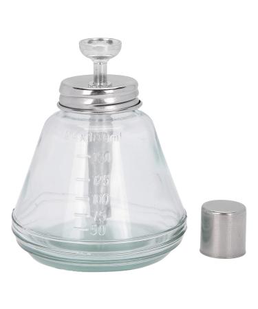 180ml Press Type Liquid Pump Dispenser Nail Polish Remover Refillable Bottle (Aluminum Core) Refillable Containers