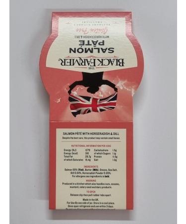 The Black Farmer | Salmon Pate with Horseradish and Dill 110g - Buy Online on SooperMarket.com