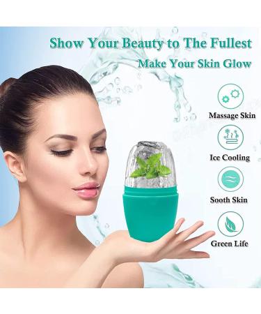 Ice Face Roller Ice Roller for Face and Eyes Face Ice Roller for Eye Puffiness Brighten & Tighten Skin Icing The Skin Remove Fine Lines Shrink Pores Enhance Skin Elasticit - Black (Green) - Buy Online on SooperMarket.com