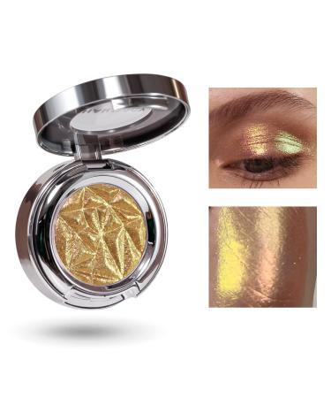 CHARMACY Multichrome Eyeshadow  Insane Shifters Chameleon Eyeshadow  Creates High-Impact  Glitter Metallic Eye Looks  100% Vegan and Cruelty Free  1.9g (808)