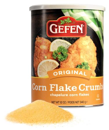 Gefen Corn Flake Crumbs, 12oz (1 Pack) Naturally Gluten Free (Not Certified)
