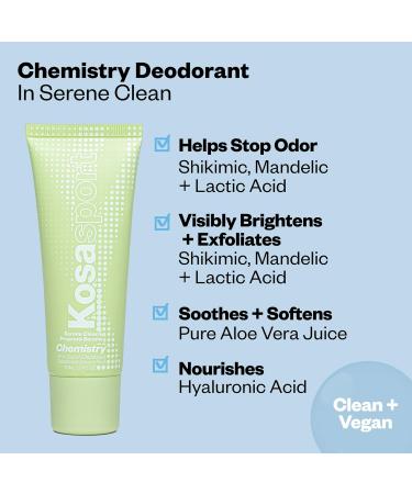 Kosasport Essentials Set | Active Skincare Trio: Deodorant with Shikimic & AHA Body Wash | Hydrating Lip Balm with Hyaluronic Acid - Buy Online on SooperMarket.com
