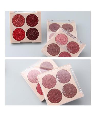 High Pigmented Lipstick Palette - Classic Bright Colors | Holiday Gift | 1g Lip Gloss & Lipstick - #02 - Buy Online on SooperMarket.com