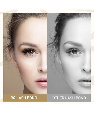 Cluster Lash Glue 5ml - Long Lasting Waterproof Eyelash Extension Bond for DIY Lash Clusters - Clear Lash Glue with Micro Brushes - B&Q LASH - Buy Online on SooperMarket.com