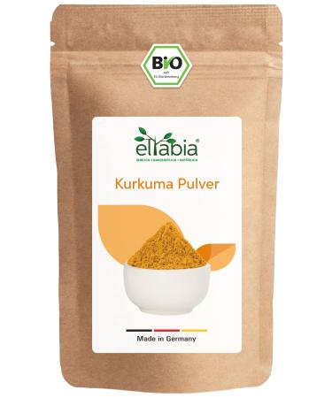 Organic turmeric powder 200g |Curcuma ground into raw food quality |Premium turmeric powder ideal for golden milk |Rich in turmeric |100% pure without additives 200 g (1 Pack)
