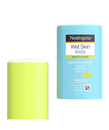 Neutrogena Wet Skin Kids Sunscreen Stick SPF 70 - 0.47 oz | Water Resistant, Face & Body Protection - Buy Online on SooperMarket.com