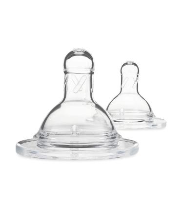 Motif Medical Slow-Flow Baby Bottle Nipples for Duo