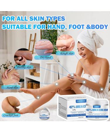 Urea 42% Foot Cream for Cracked Heel Repair and Callus Remover - Maximum Strength for Dry and Hard Skin - 100g (Original Scent) - Buy Online on SooperMarket.com