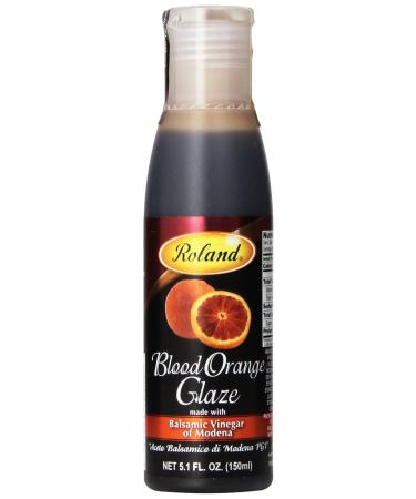 Roland Foods Balsamic Glaze, Blood Orange, 5.1 Ounce