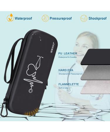MEUUT 11pcs Nurse Stethoscope Case Kit - First Aid Bag with Penlights, Scissor, Bandage Wraps, Badge Holders - Nurse Accessories in Pu_black - Buy Online on SooperMarket.com